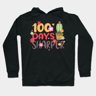 Retro Groovy 100th Day of School Teacher 100 Days Hoodie